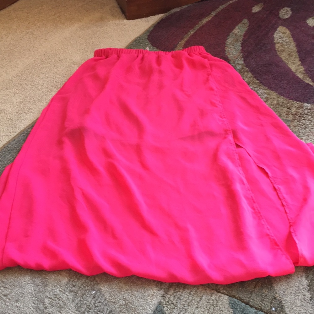 Kirra maxi pink skirt